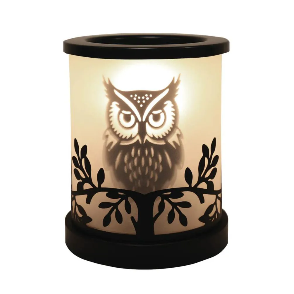 Aroma Black Owl Electric Wax Melt Warmer