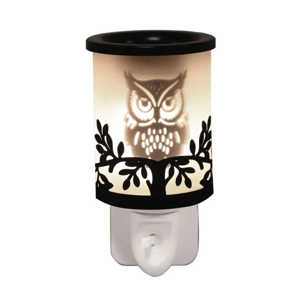 Aroma Black Owl Plug In Wax Melt Warmer