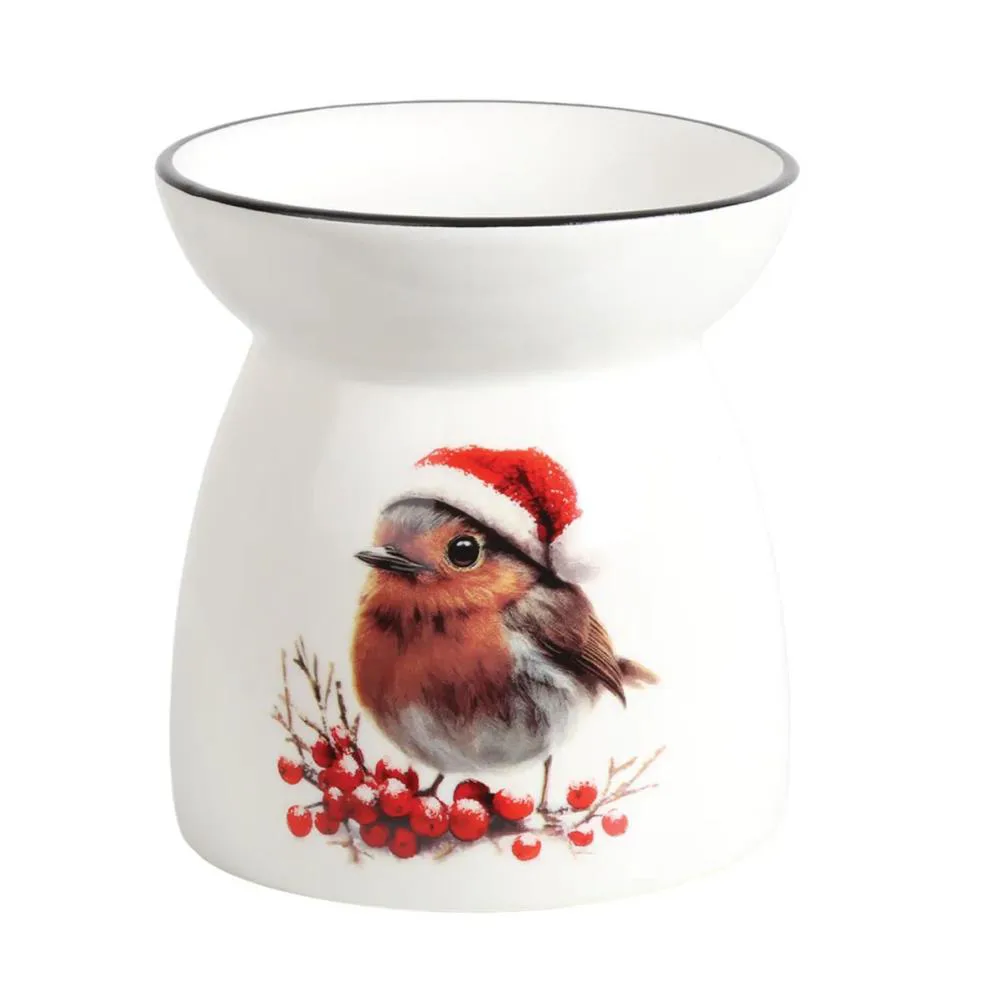 Aroma Christmas Robin Ceramic Wax Melt Warmer