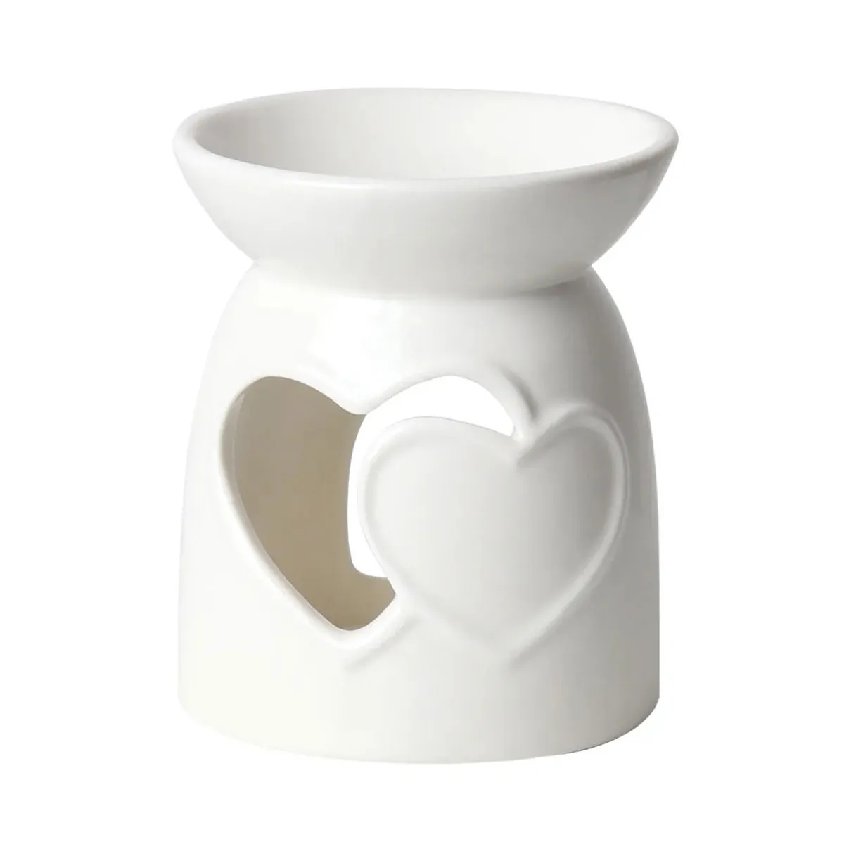 Aroma Two Hearts Ceramic Wax Melt Warmer