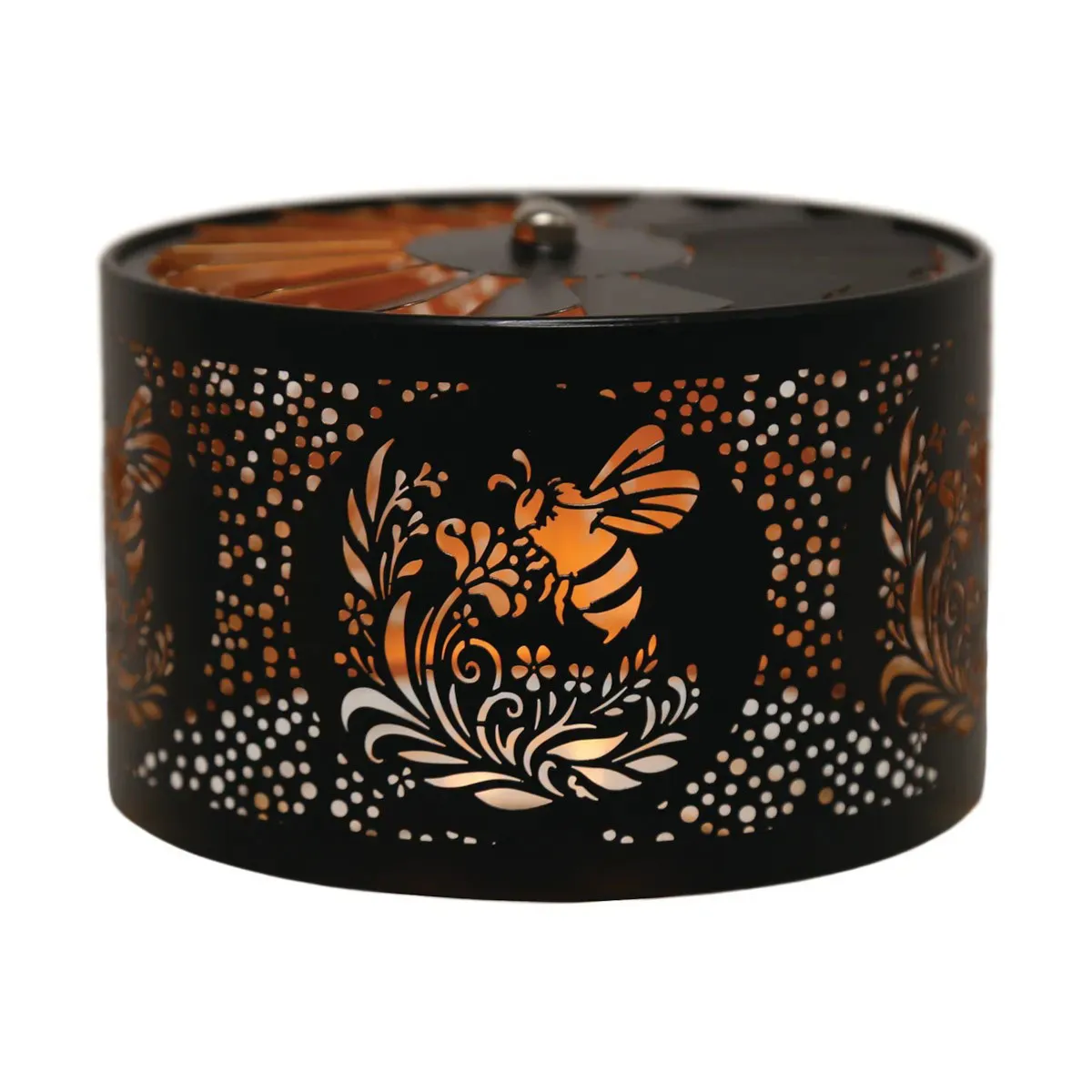 Aroma Silhouette Black & Gold Carousel Bee Shade