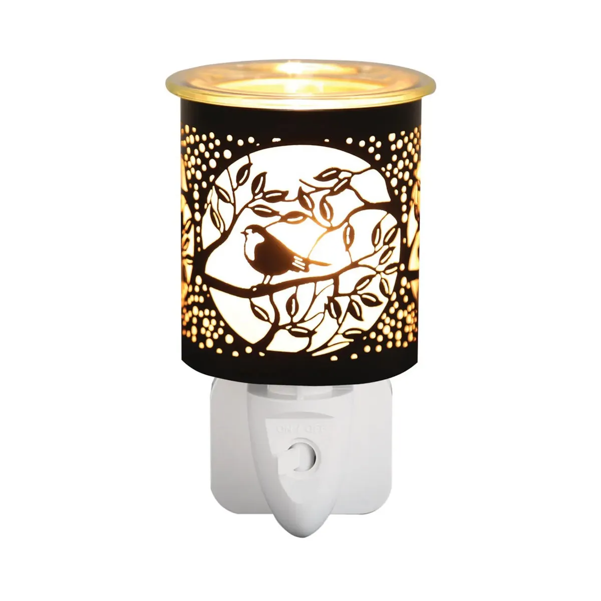 Aroma Black & Gold Bird Plug In Wax Melt Warmer