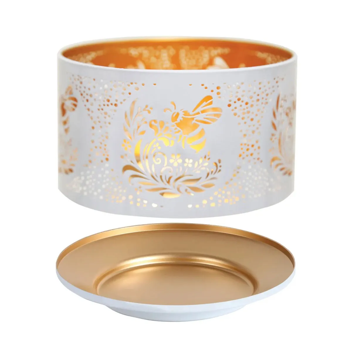 Aroma Silhouette White Bee Shade & Tray