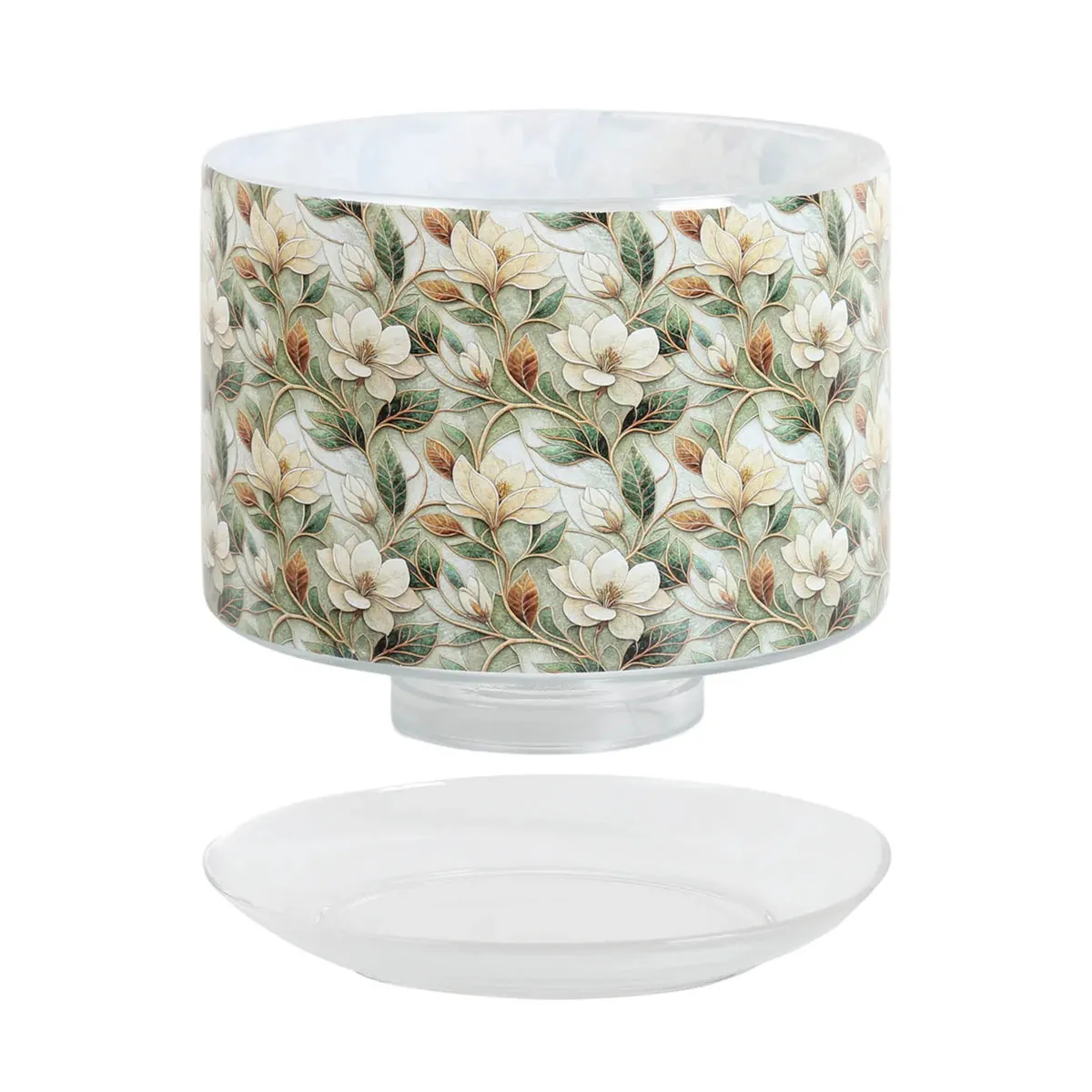 Aroma Green Floral Shade & Tray