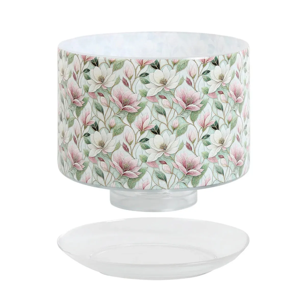 Aroma Pink Floral Shade & Tray