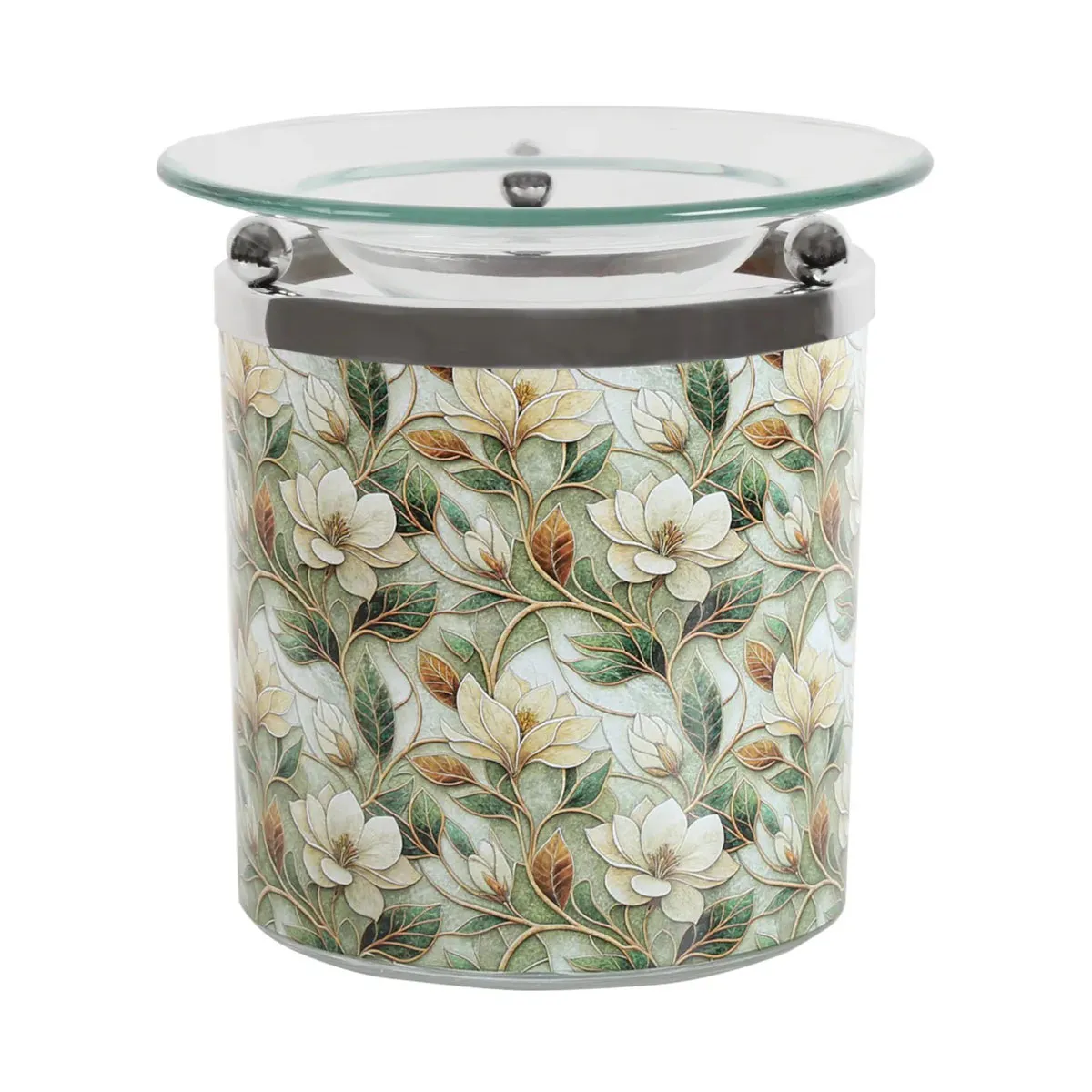 Aroma Green Floral Wax Melt Warmer
