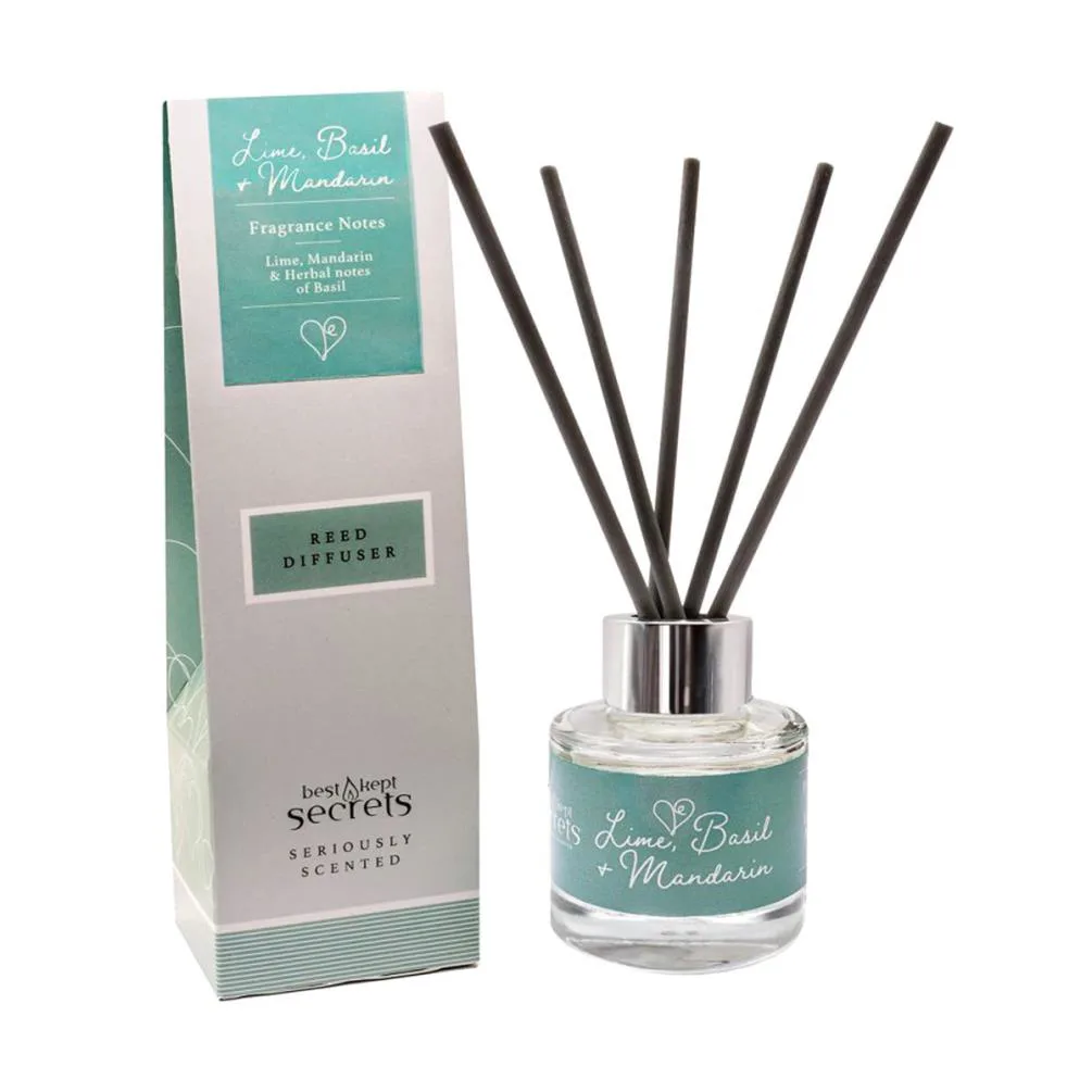 Best Kept Secrets Lime Basil & Mandarin Reed Diffuser - 50ml