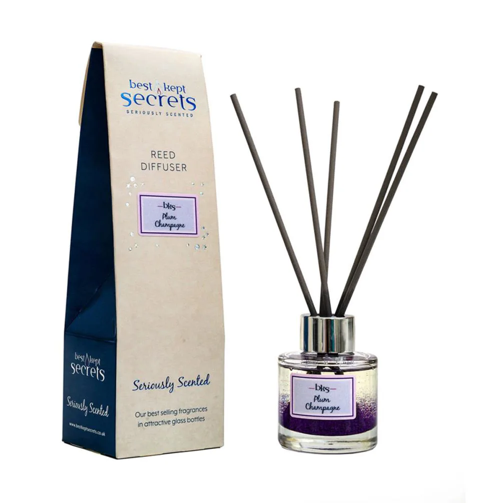 Best Kept Secrets Plum Champagne Sparkly Reed Diffuser - 50ml