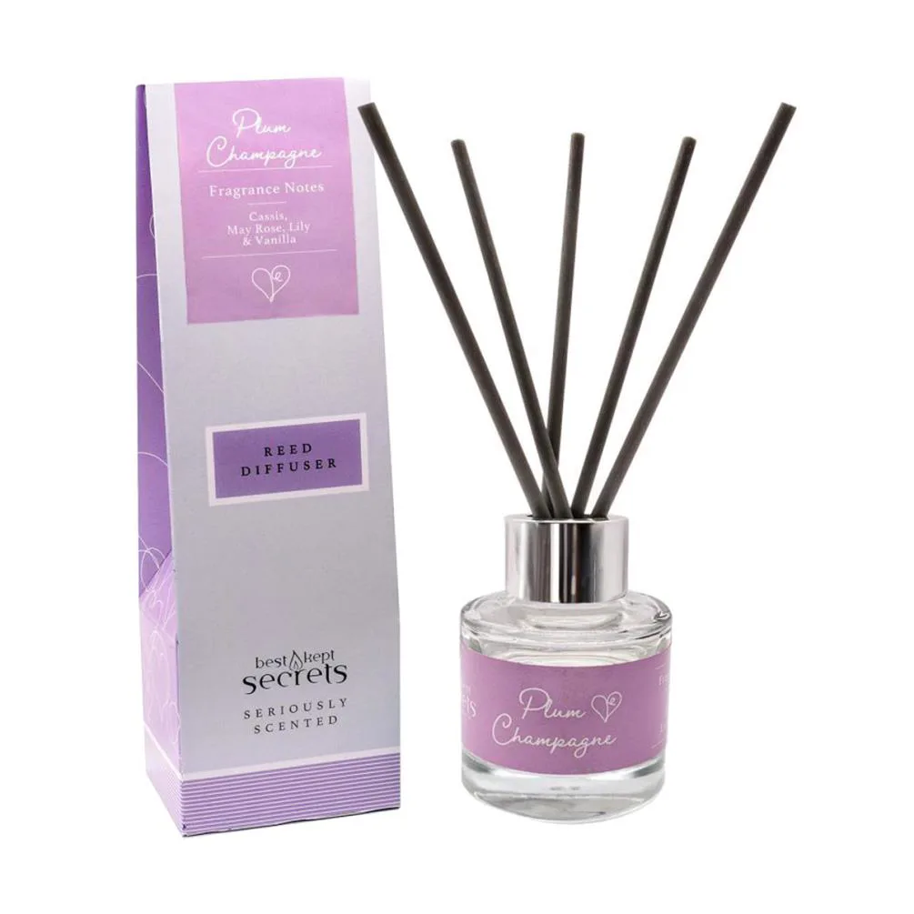 Best Kept Secrets Plum Champagne Reed Diffuser - 50ml