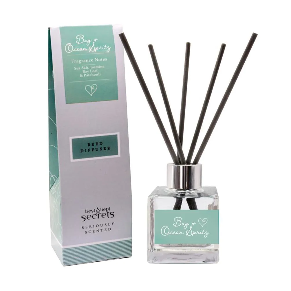Best Kept Secrets Bay & Ocean Spritz Reed Diffuser - 100ml