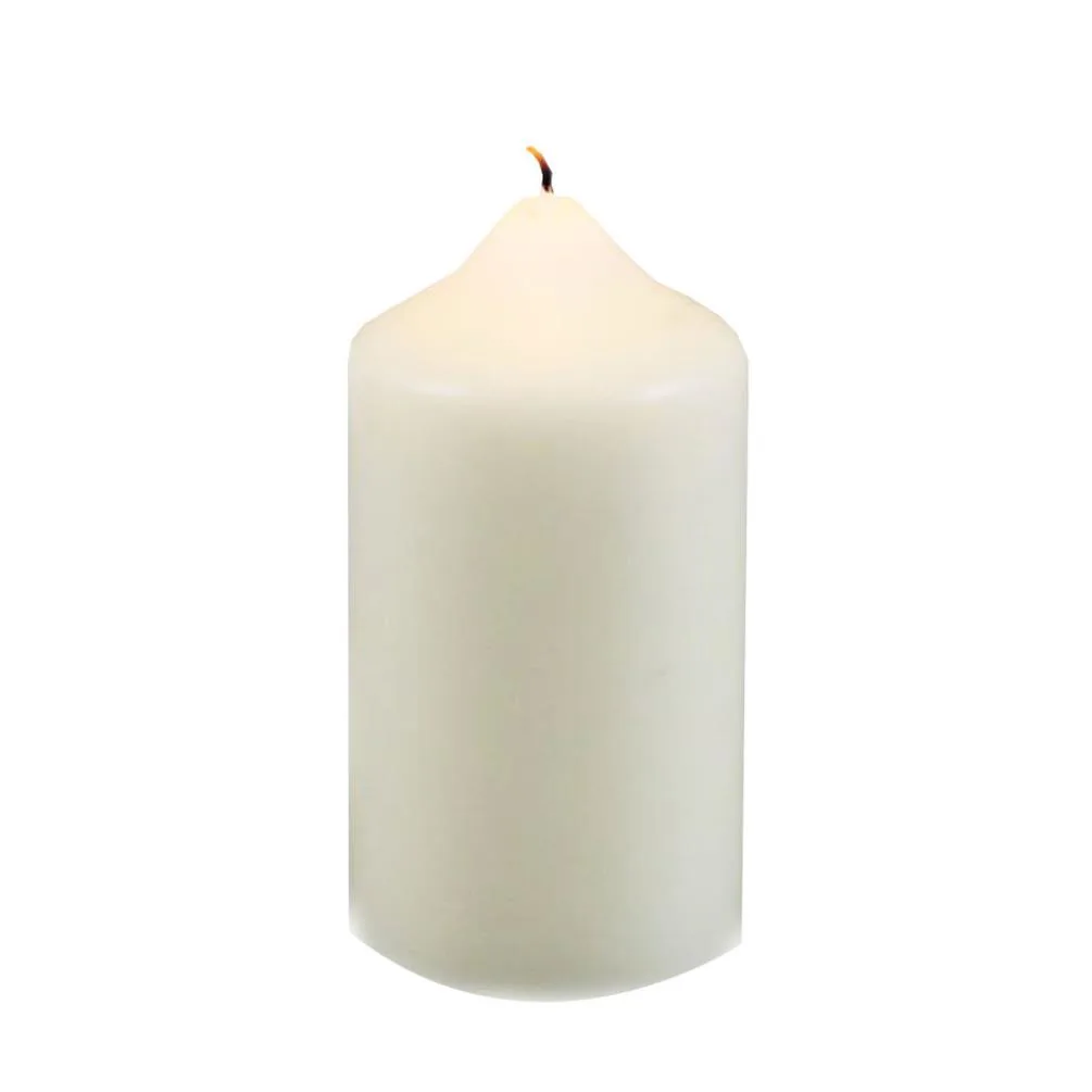 Chapel Candles Ivory Pillar Candle 12cm x 6cm