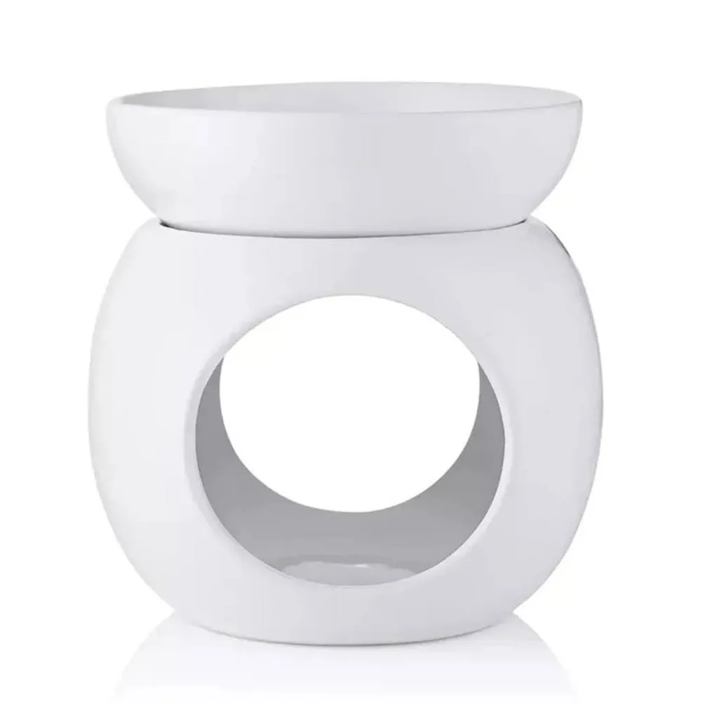 Ava May White Round Wax Melt Warmer