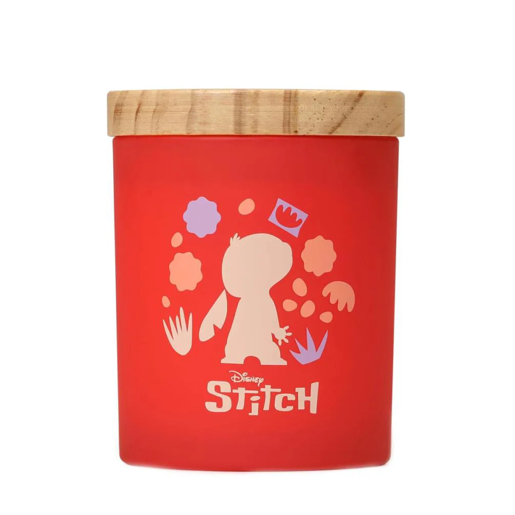 Disney Stitch Plumeria & Lychee Glass Candle