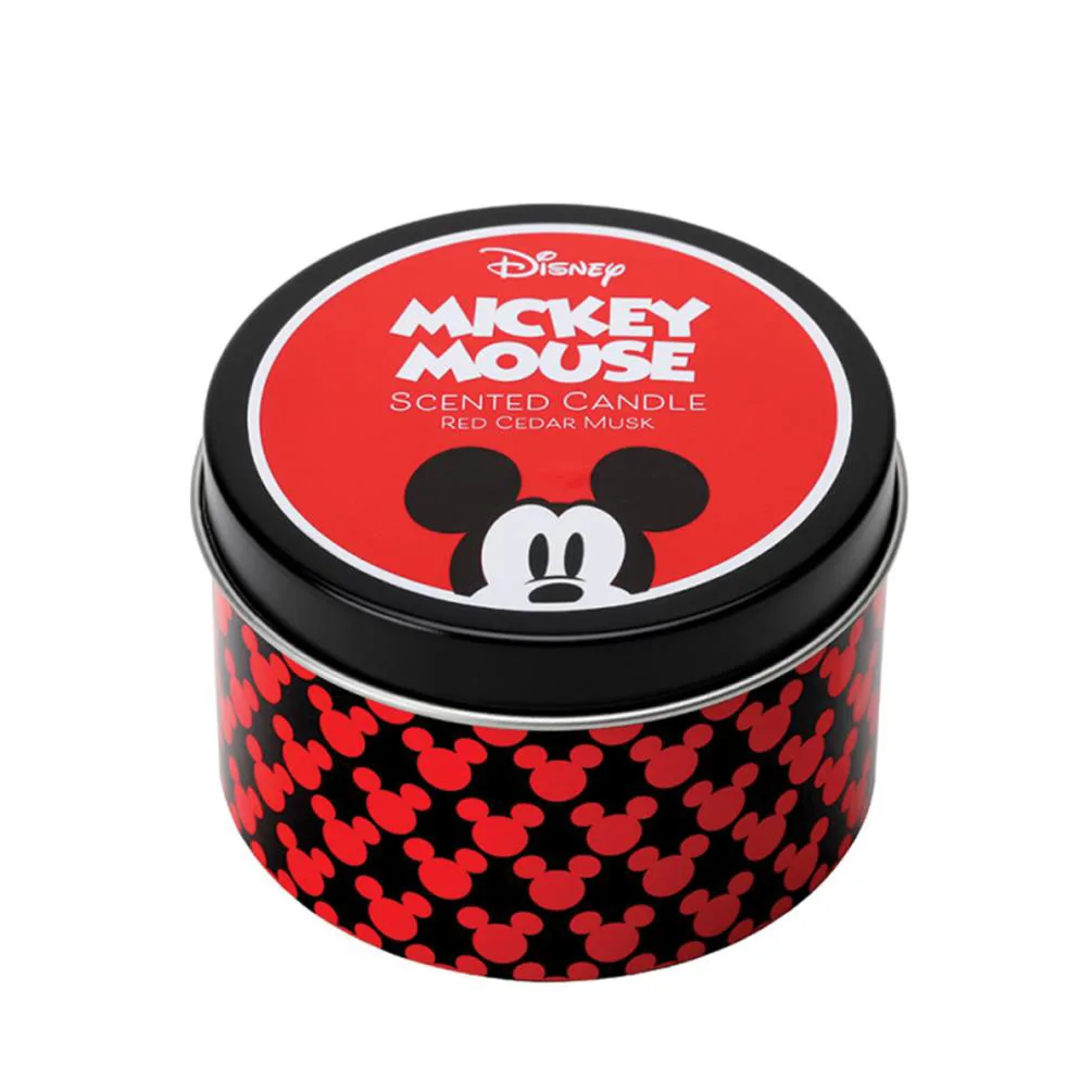 Disney Mickey Mouse Red Cedar Musk Tin Candle