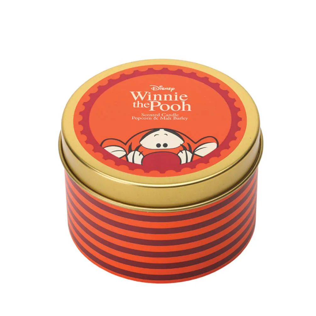 Disney Winnie the Pooh Tigger Popcorn & Malt Barley Tin Candle
