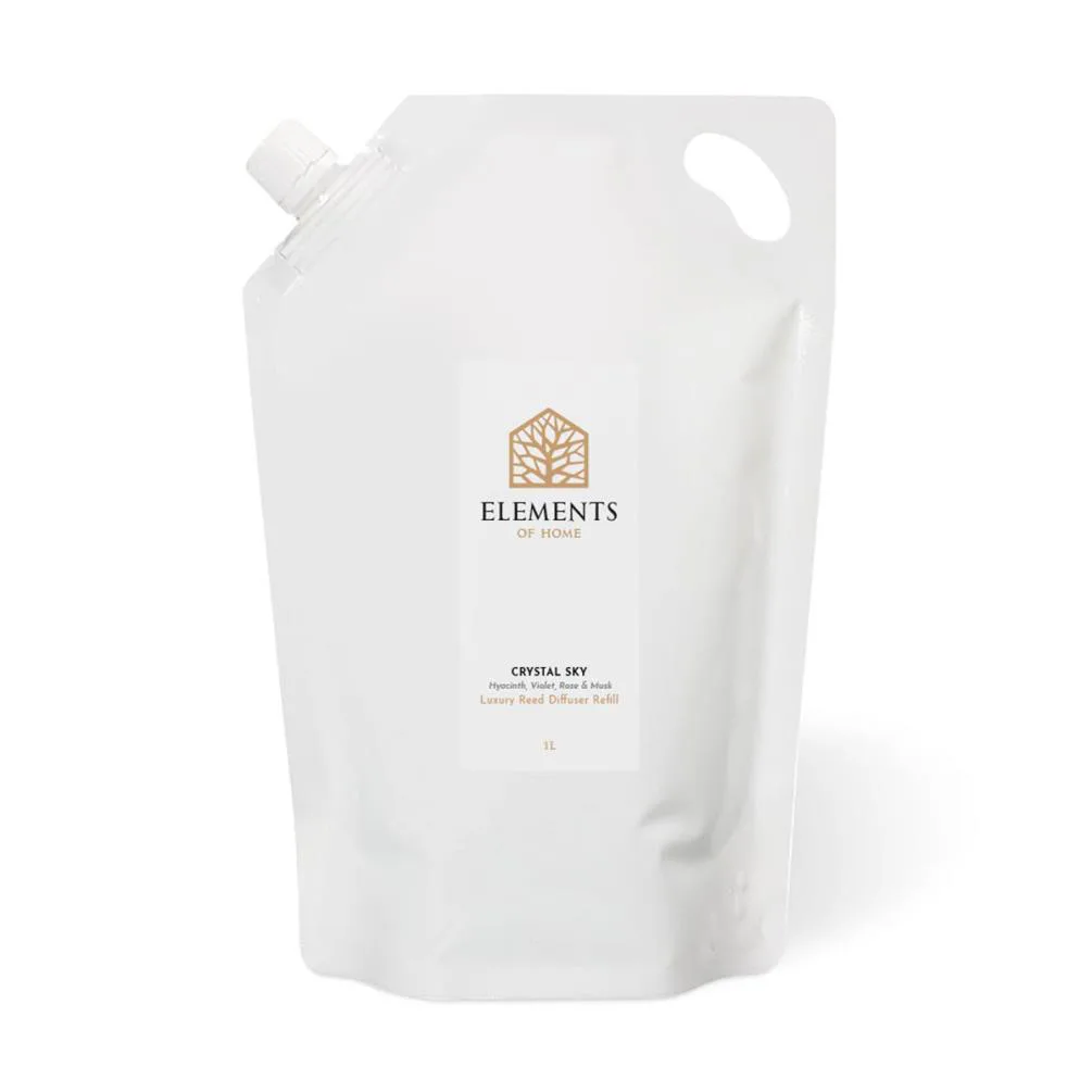 Elements of Home Crystal Sky Reed Diffuser Refill 1000ml