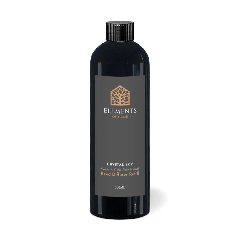 Elements of Home Crystal Sky Reed Diffuser Refill 500ml