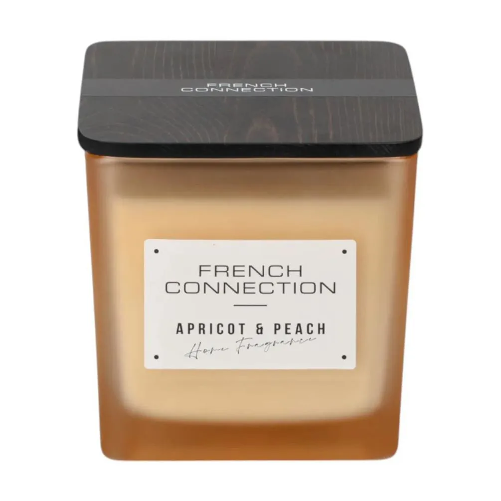 French Connection Apricot & Peach Large Jar Candle