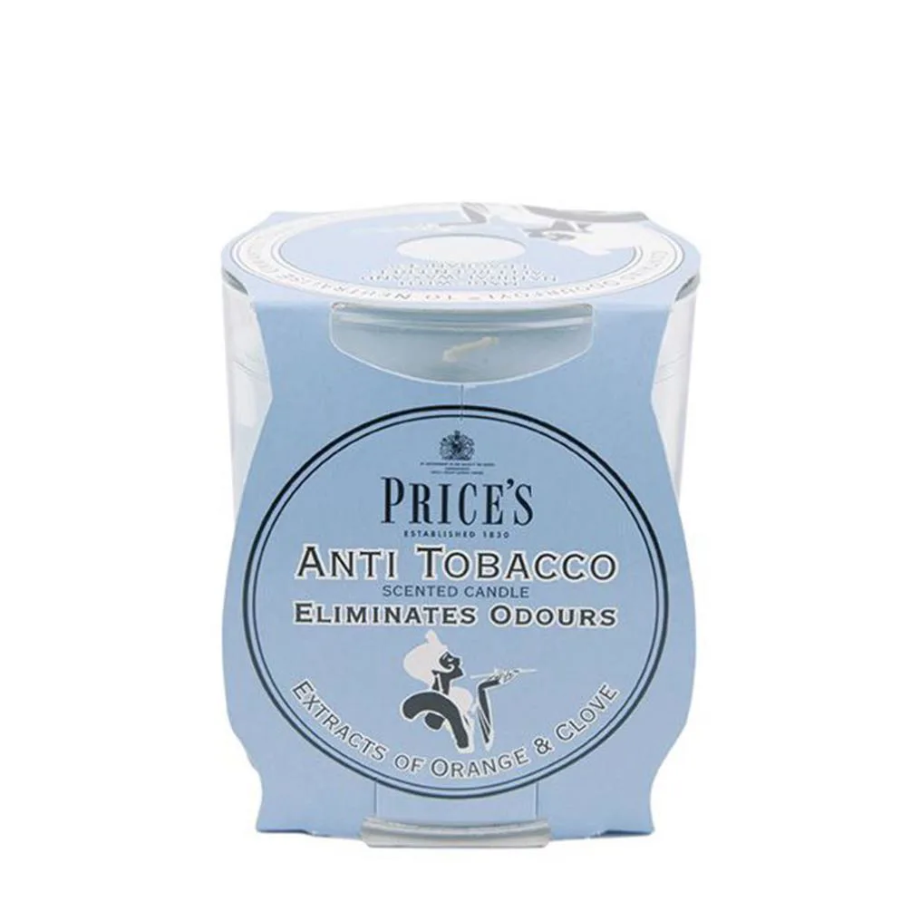 Price's Anti Tobacco Fresh Air Small Jar Candle