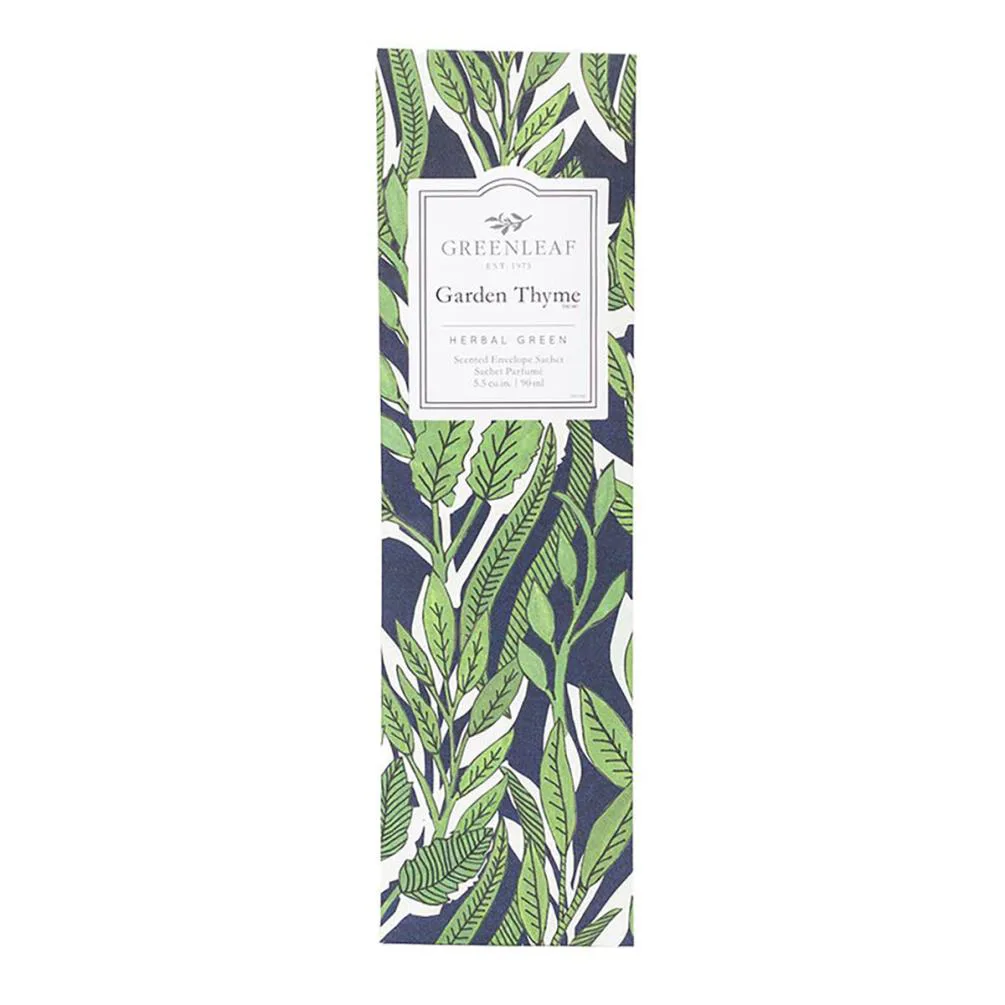 Greenleaf Garden Thyme Scented Slim Sachet