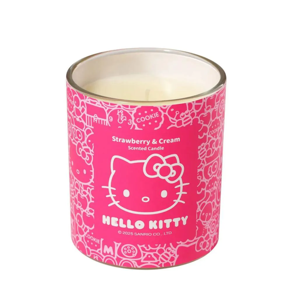 Hello Kitty Strawberry & Cream Candle