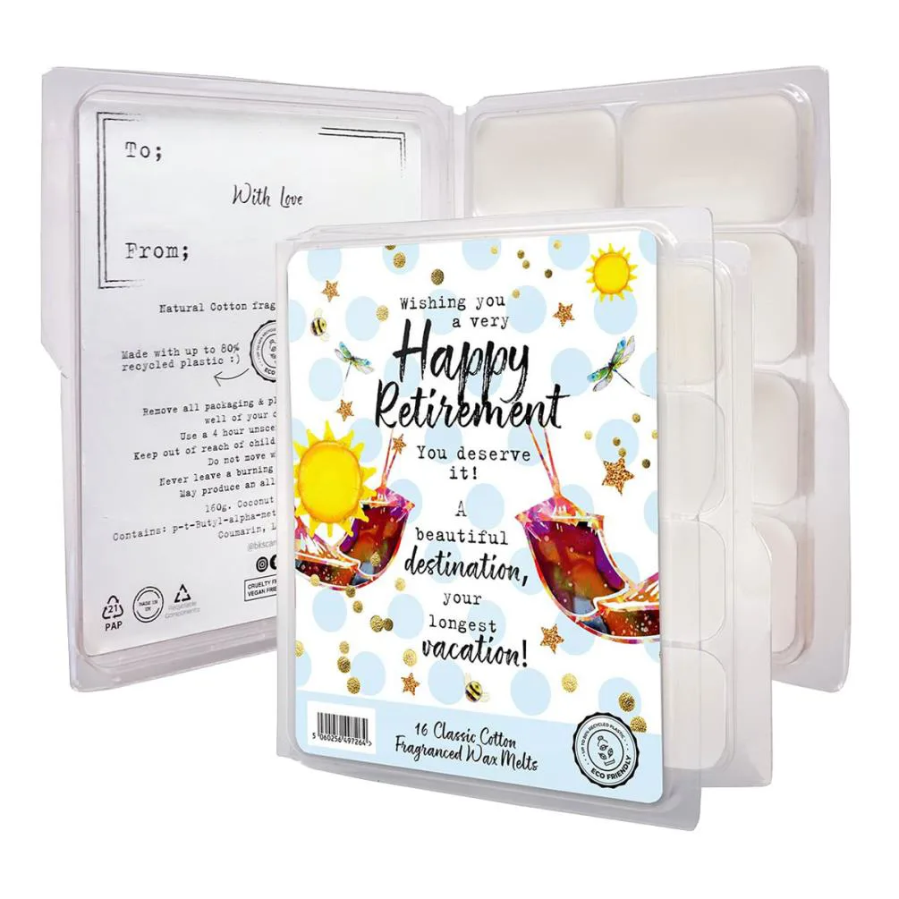 Best Kept Secrets Happy Retirement Wax Melts (Pack of 8)