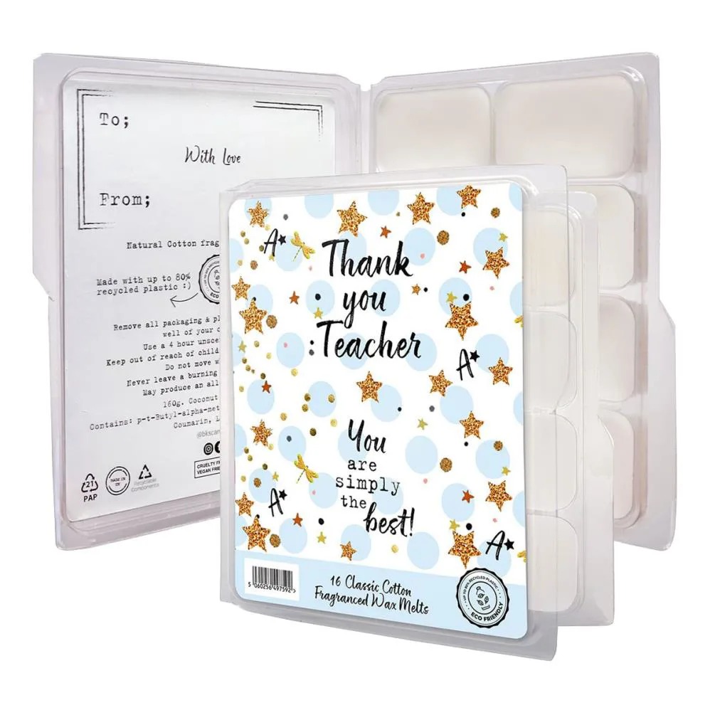 Best Kept Secrets Thank You Teacher Wax Melts (Pack of 8)