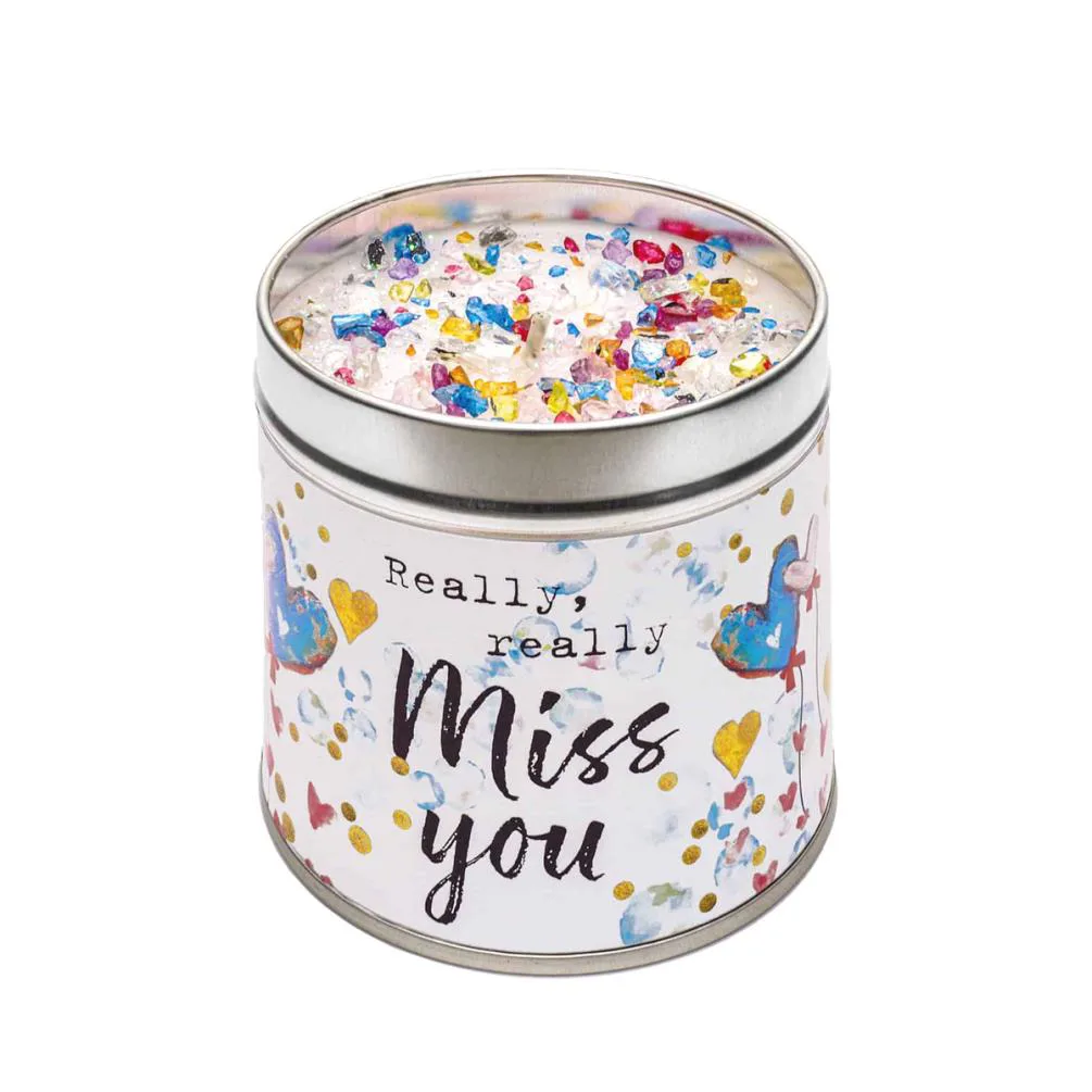 Best Kept Secrets Miss You Tin Candle