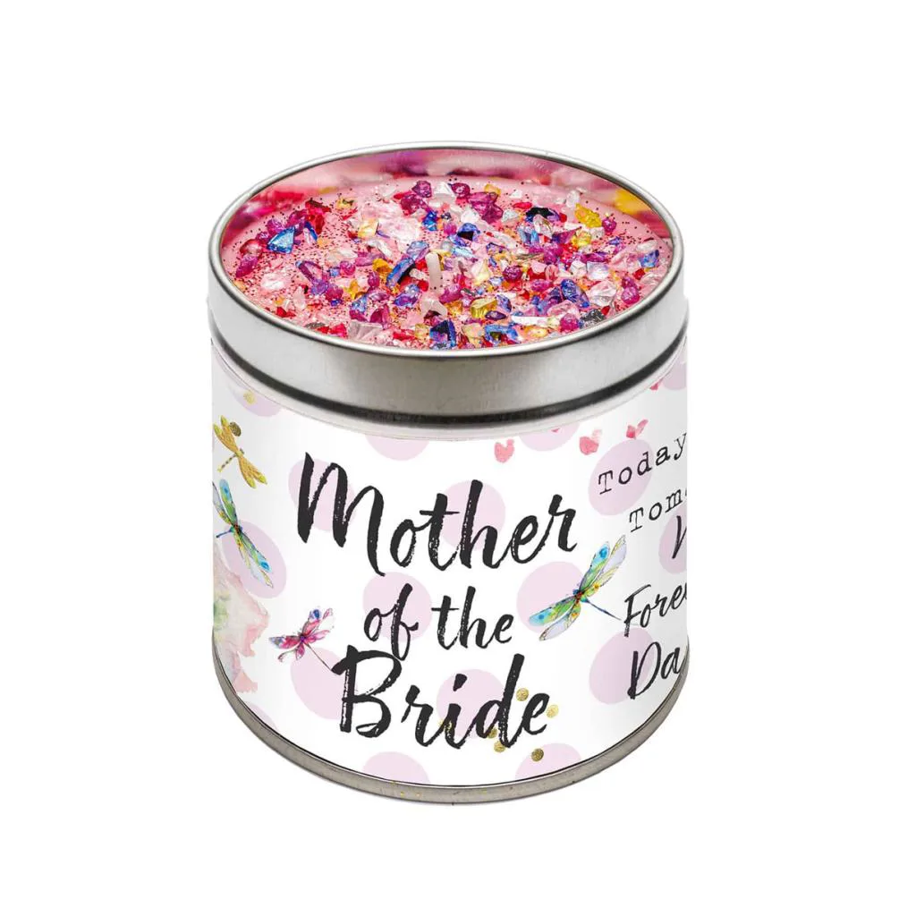 Best Kept Secrets Mother of the Bride Tin Candle