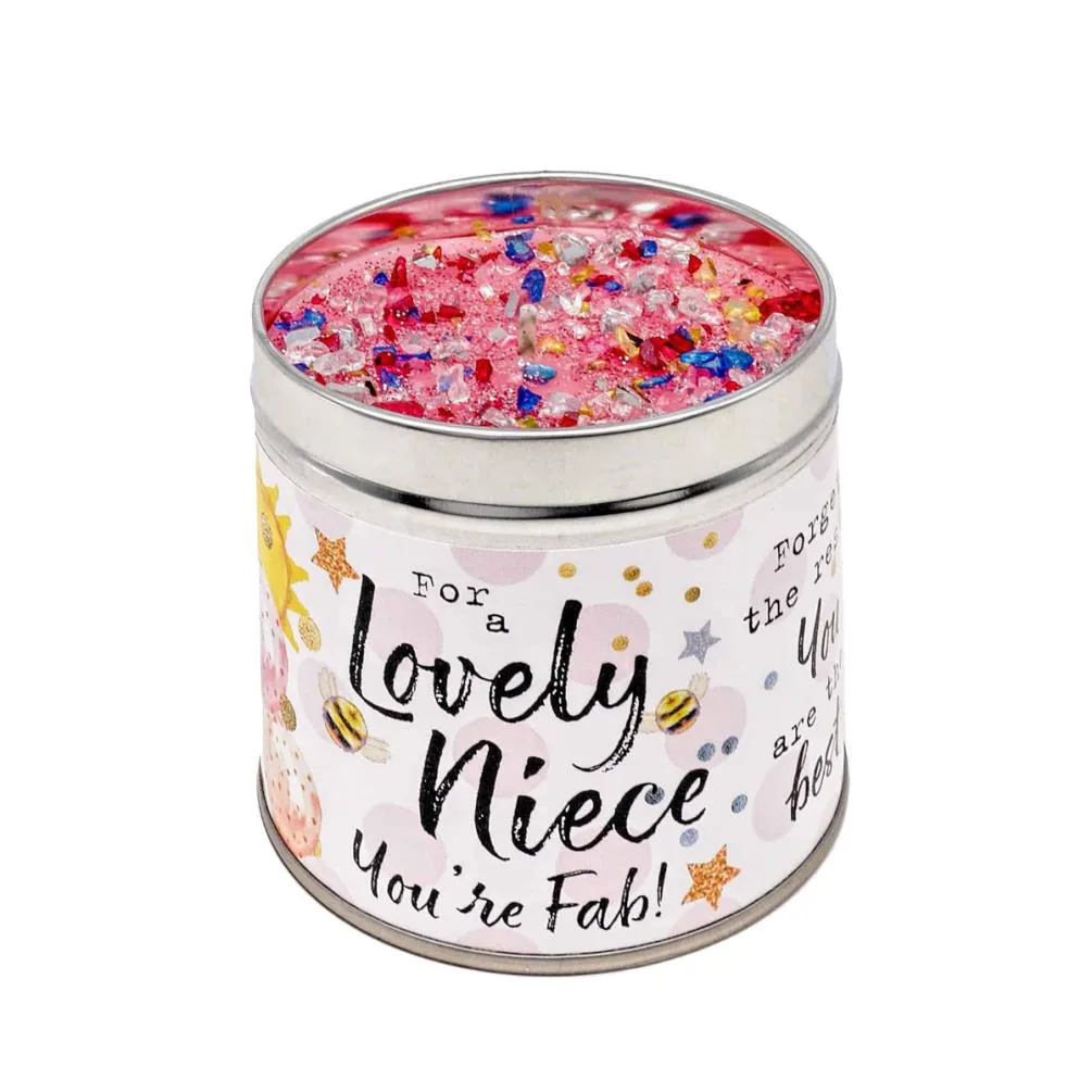 Best Kept Secrets Lovely Niece Tin Candle
