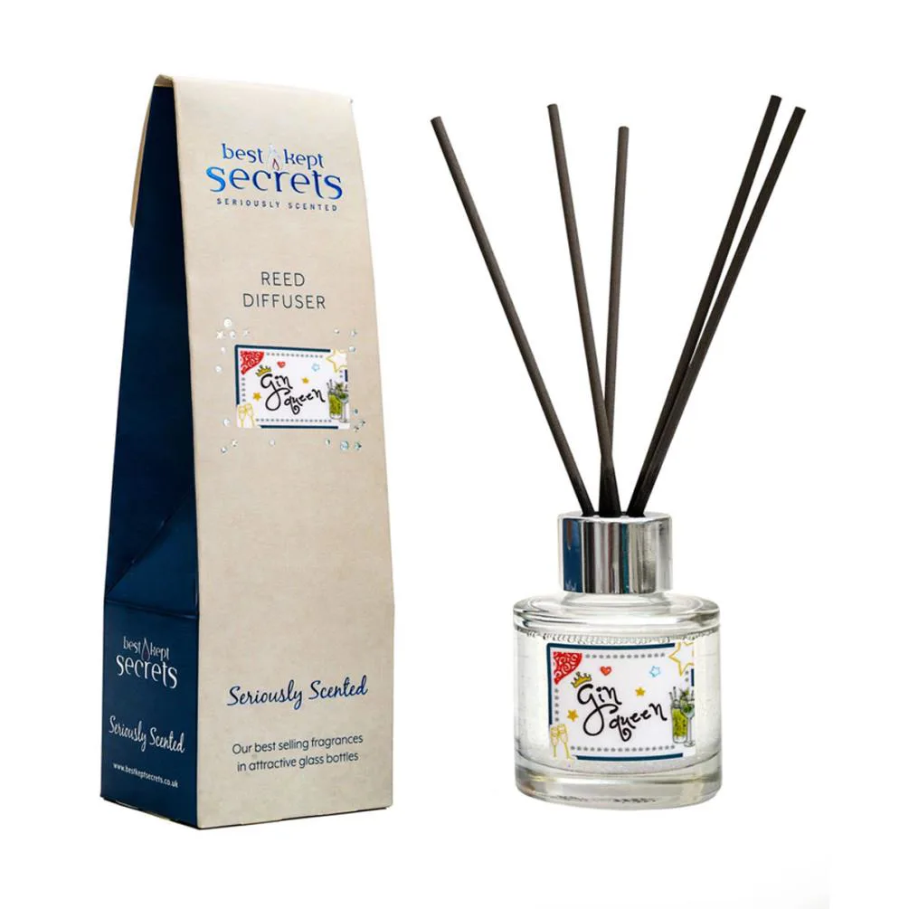 Best Kept Secrets Gin Queen Sparkly Reed Diffuser - 50ml
