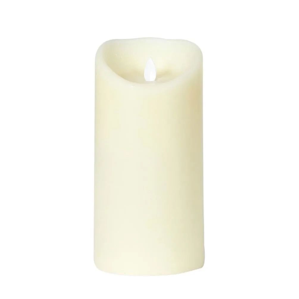 Elements Moving Flame LED Pillar Candle 20 x 10cm