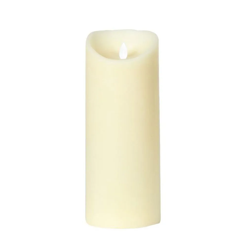 Elements Moving Flame LED Pillar Candle 25 x 10cm
