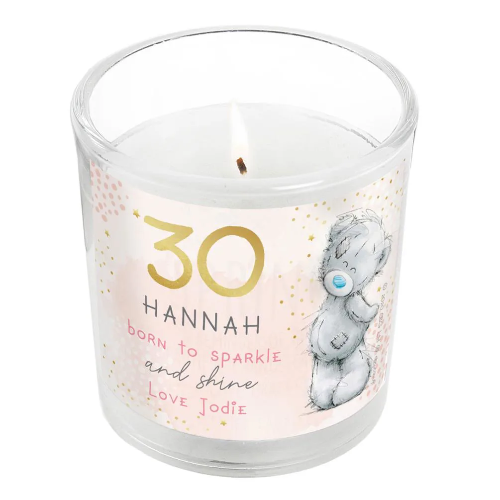 Personalised Me to You Sparkle & Shine Scented Jar Candle