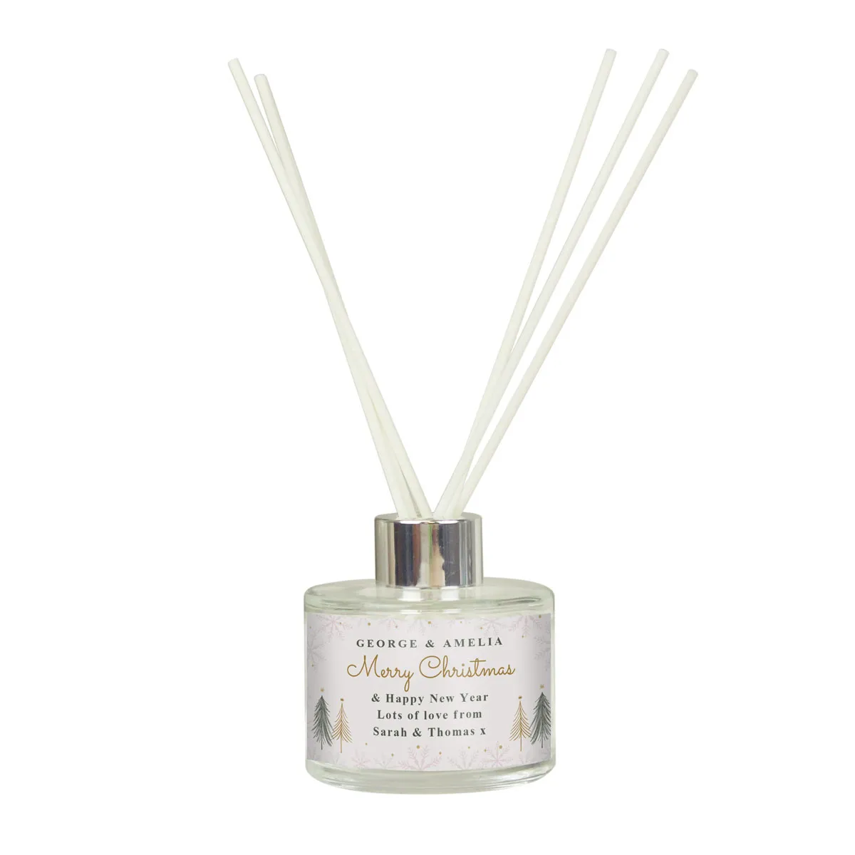 Personalised Christmas Tree Reed Diffuser