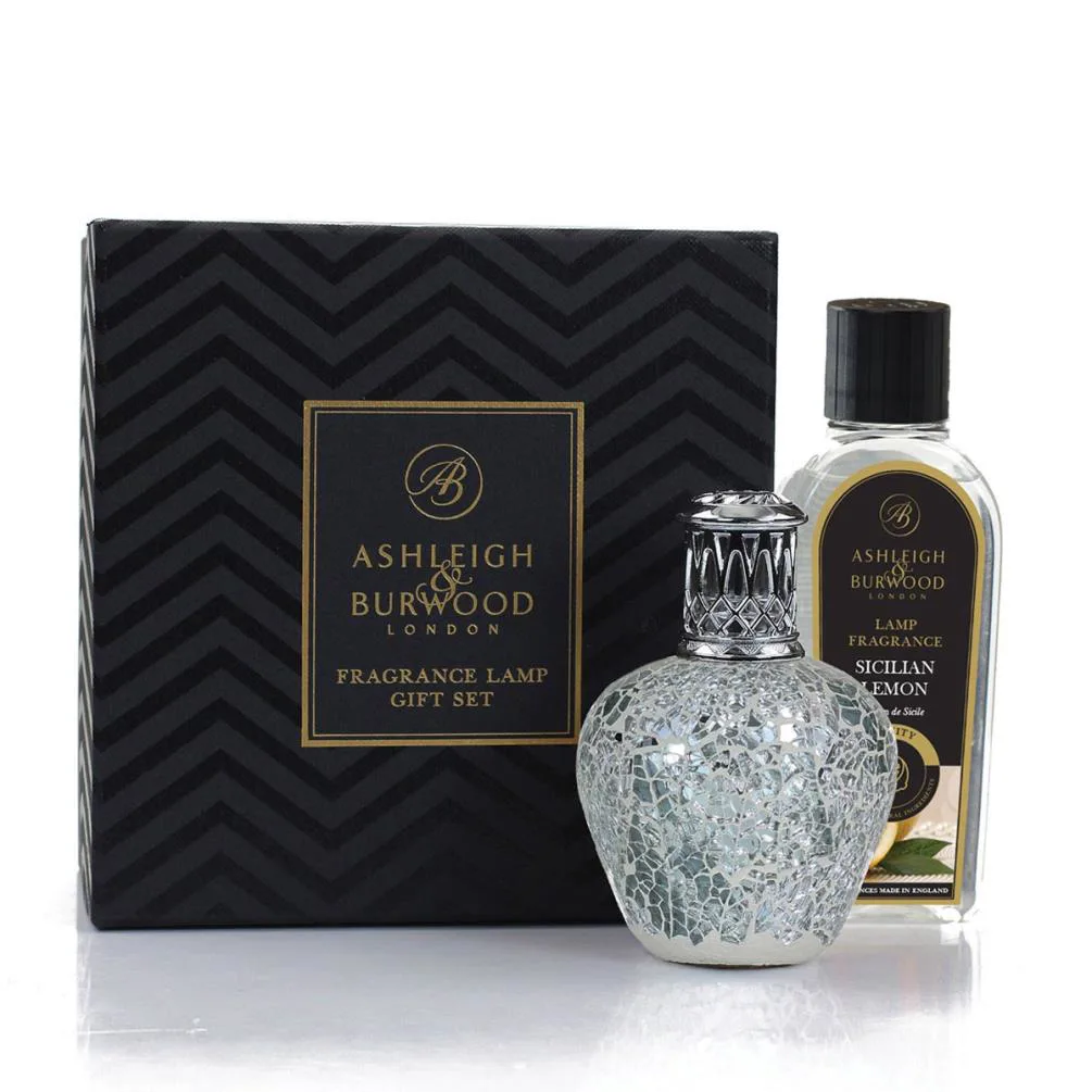Ashleigh & Burwood Luminosity Fragrance Lamp & Sicilian Lemon Gift Set