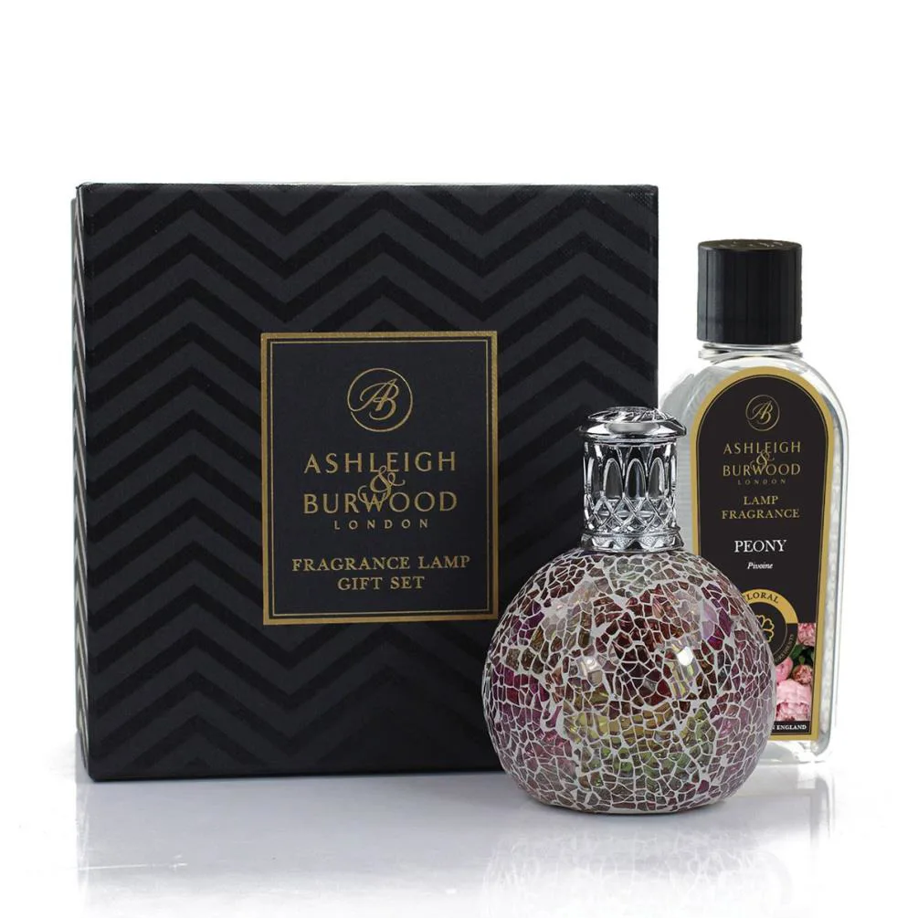 Ashleigh & Burwood Pearlescence Fragrance Lamp & Peony Gift Set