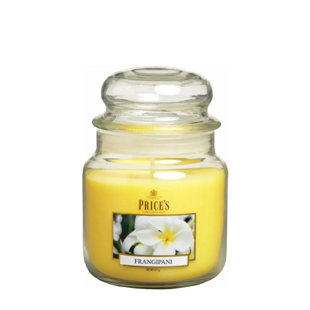 Price's Frangipani Medium Jar Candle