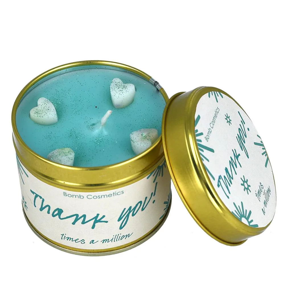 Bomb Cosmetics Thank You Tin Candle