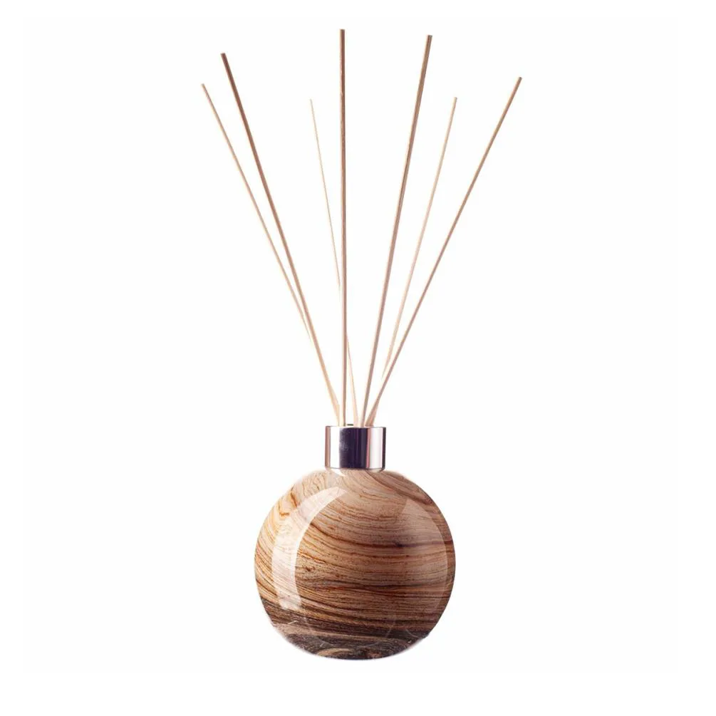 Amelia Art Glass Natural Stone Sphere Reed Diffuser