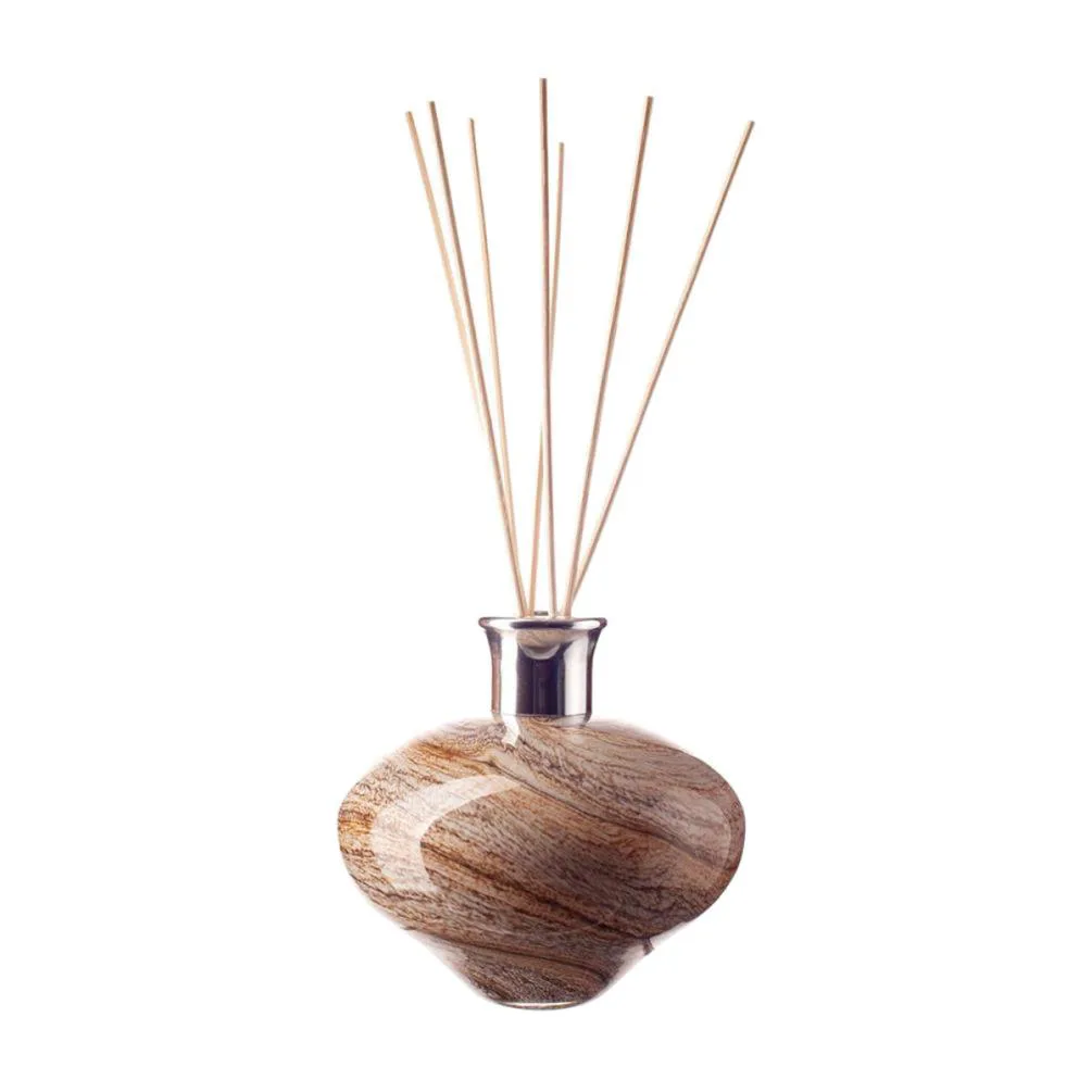 Amelia Art Glass Natural Stone Oval Reed Diffuser