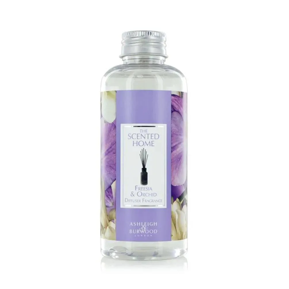Ashleigh & Burwood Freesia & Orchid Scented Home Reed Diffuser Refill 150ml