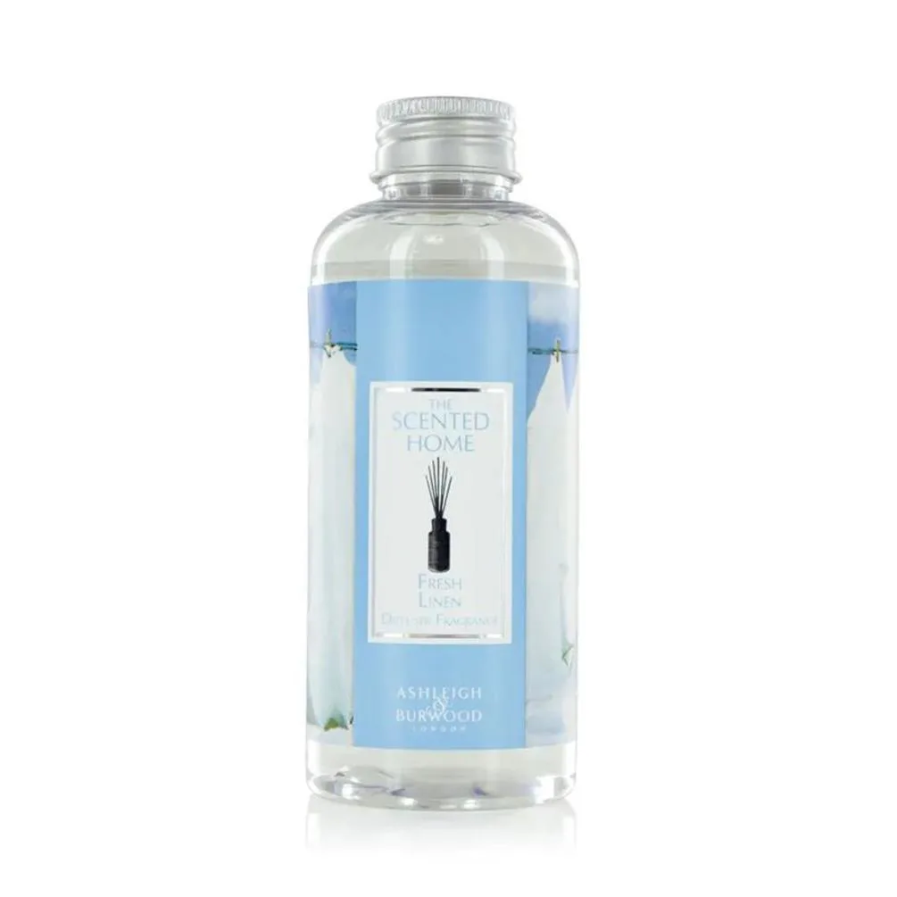 Ashleigh & Burwood Fresh Linen Scented Home Reed Diffuser Refill 150ml