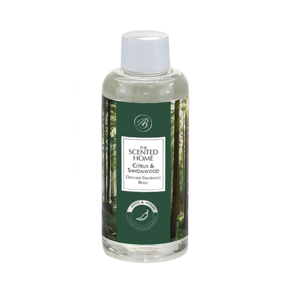 Ashleigh & Burwood Citrus & Sandalwood Scented Home Reed Diffuser Refill 150ml