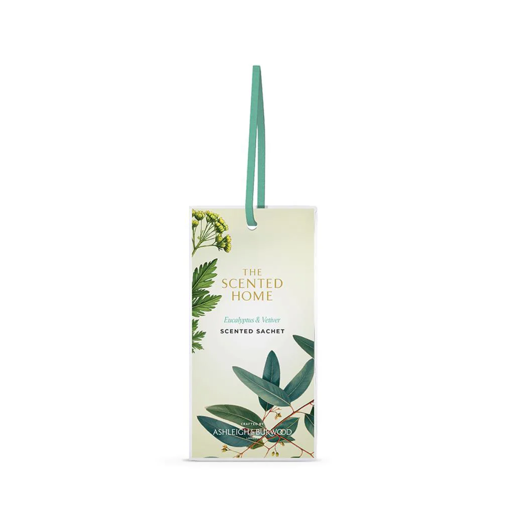 Ashleigh &amp; Burwood Eucalyptus &amp; Vetiver Slim Scent Sachet