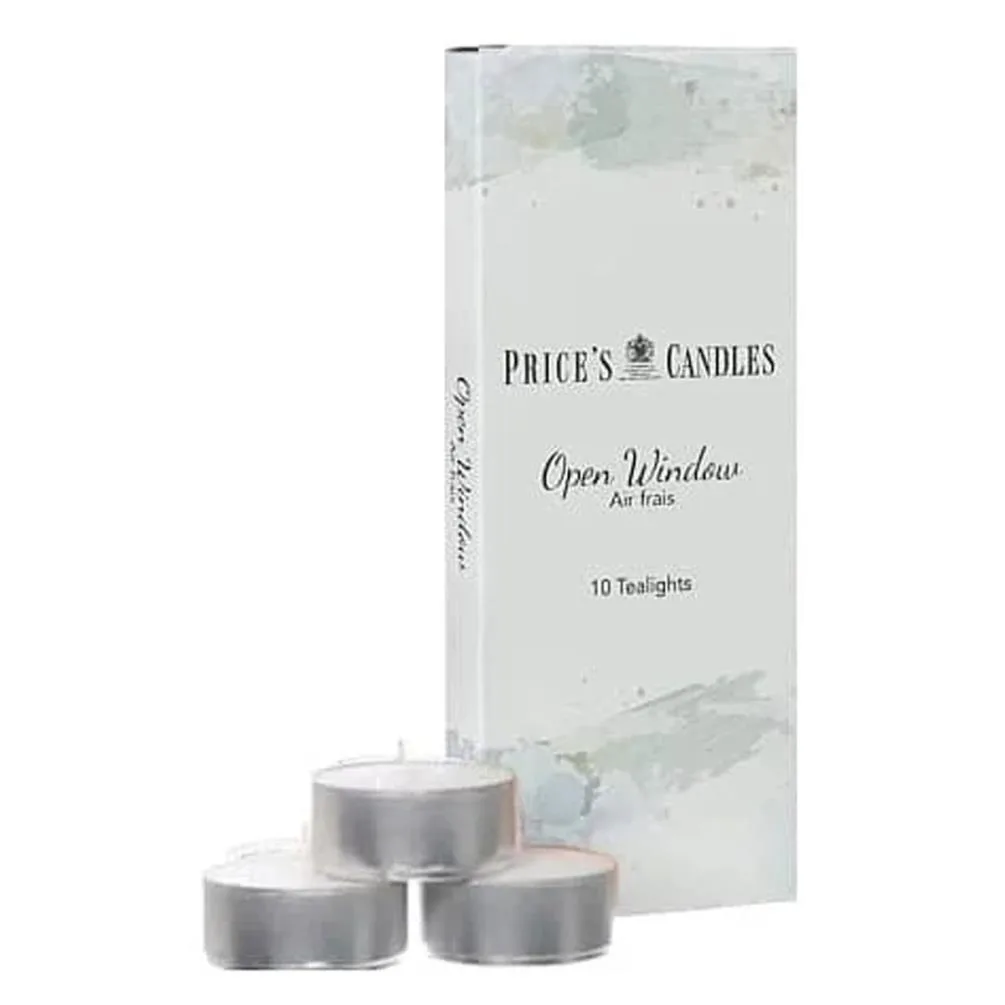 Price's Open Window Tealights (Pack of 10)