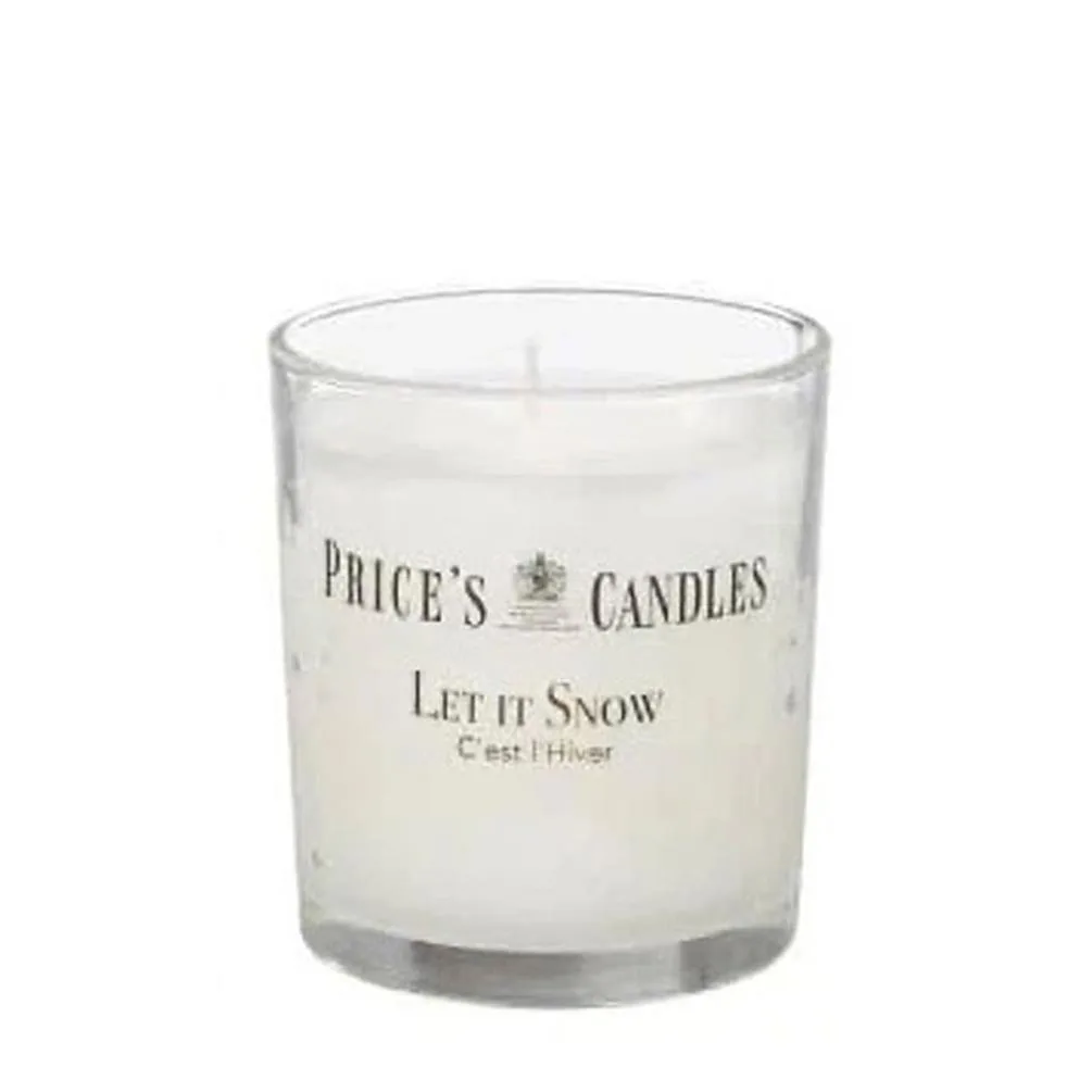 Price's Let It Snow Boxed Small Jar Candle