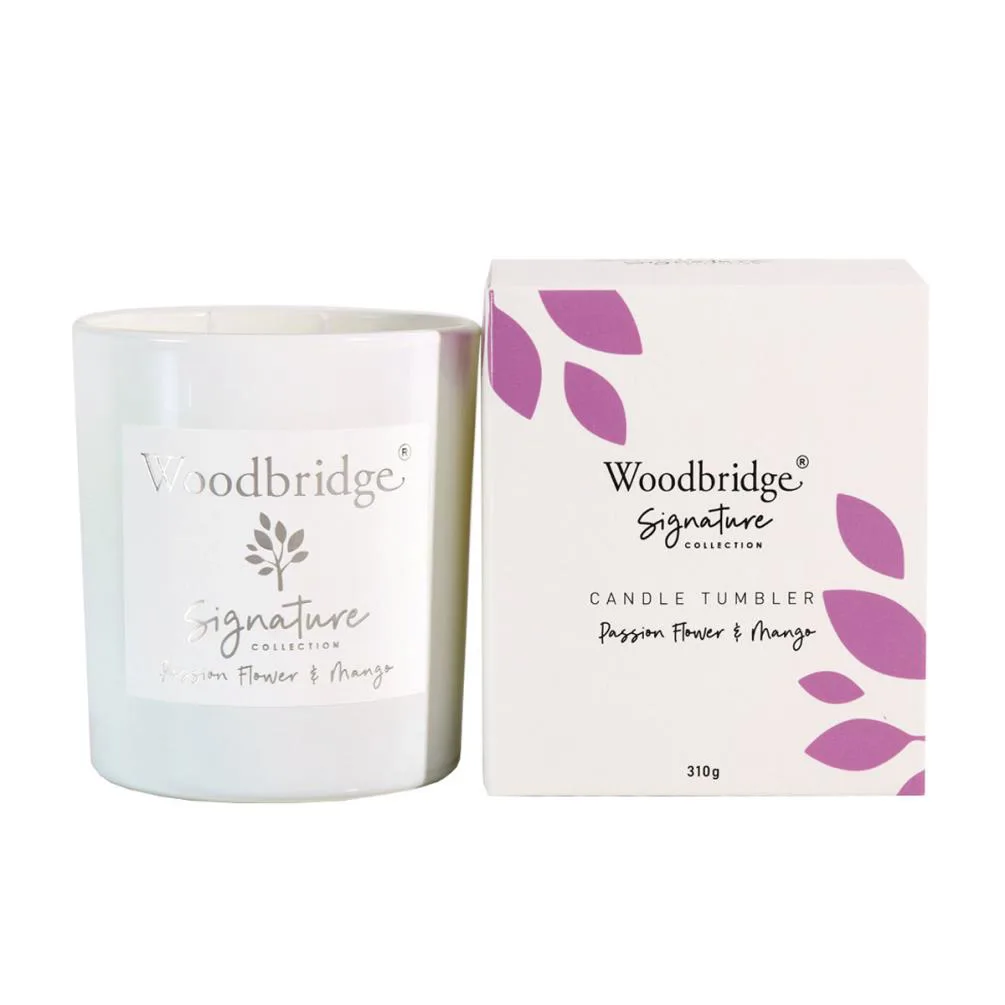 Woodbridge Passion Flower & Mango 2 Wick Boxed Tumbler Candle
