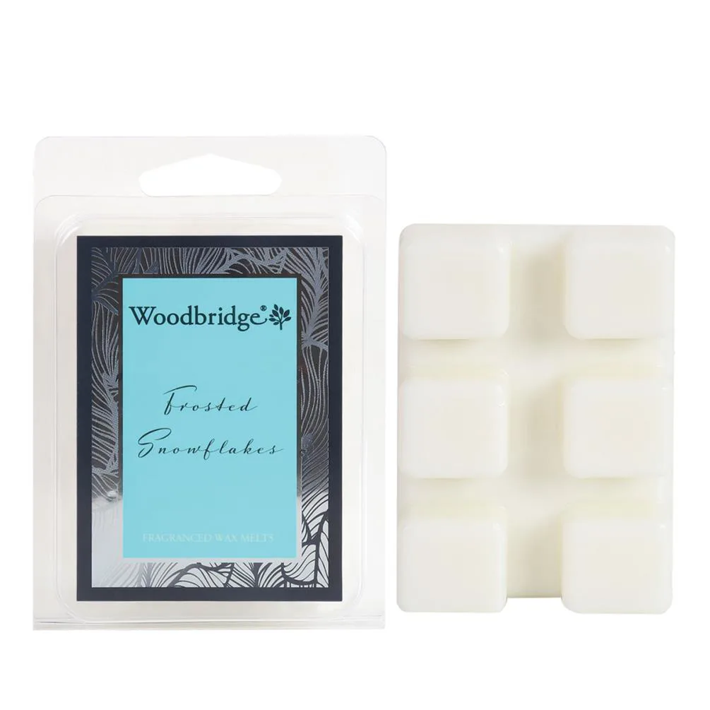 Woodbridge Frosted Snowflakes Wax Melts (Pack of 6)