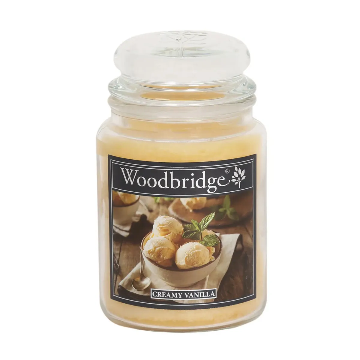 Woodbridge Creamy Vanilla Large 1 Wick Jar Candle